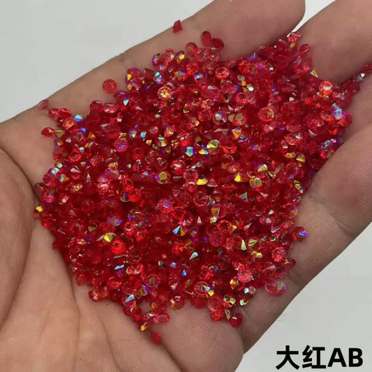 Diamond snowglobe tumbler fillers