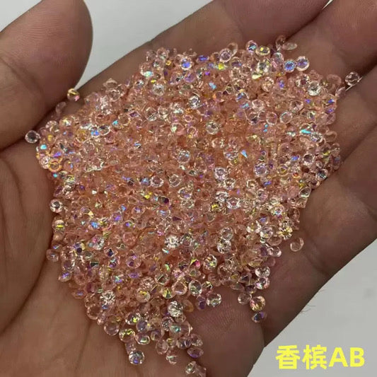 Diamond snowglobe tumbler fillers
