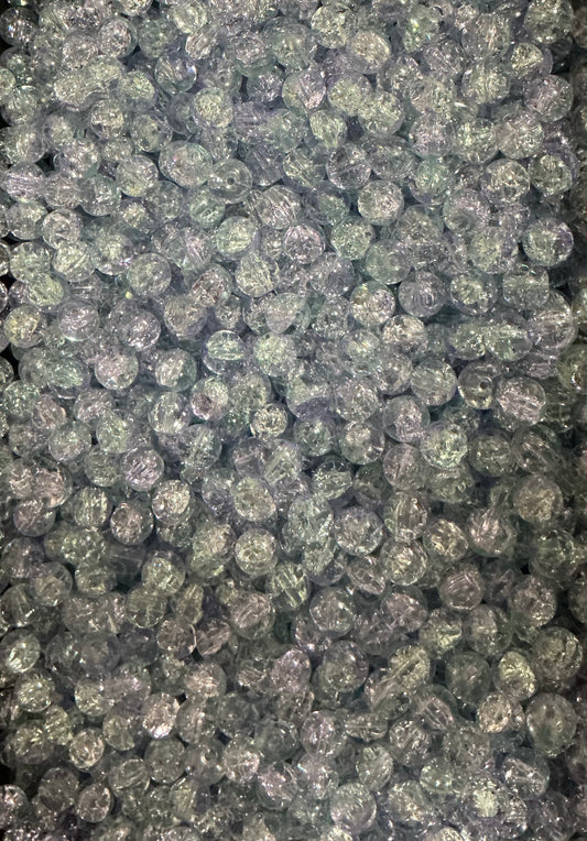 Purple/light blue crackle (10mm)