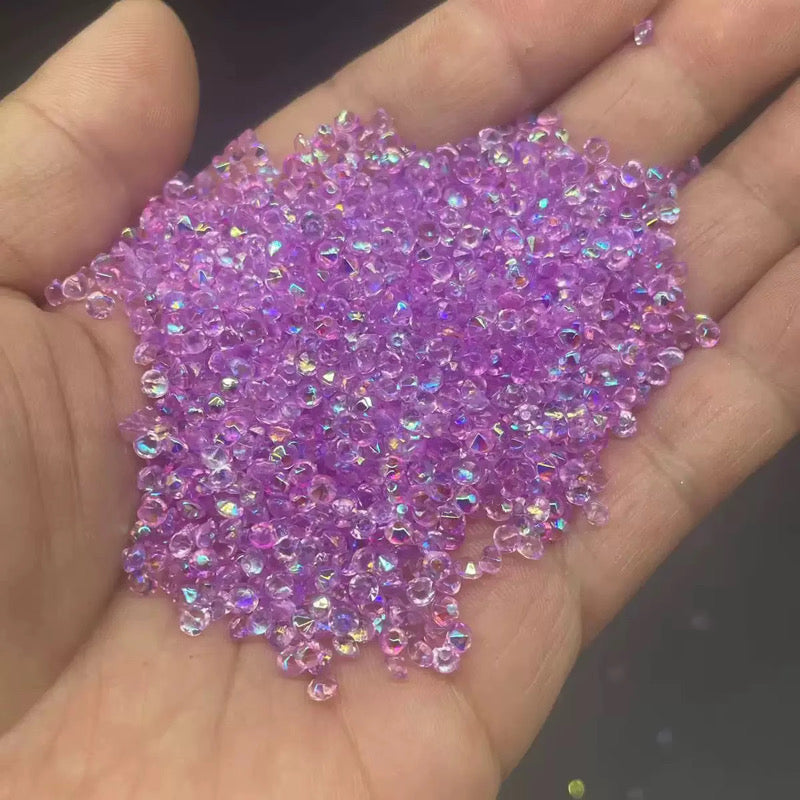 Diamond snowglobe tumbler fillers