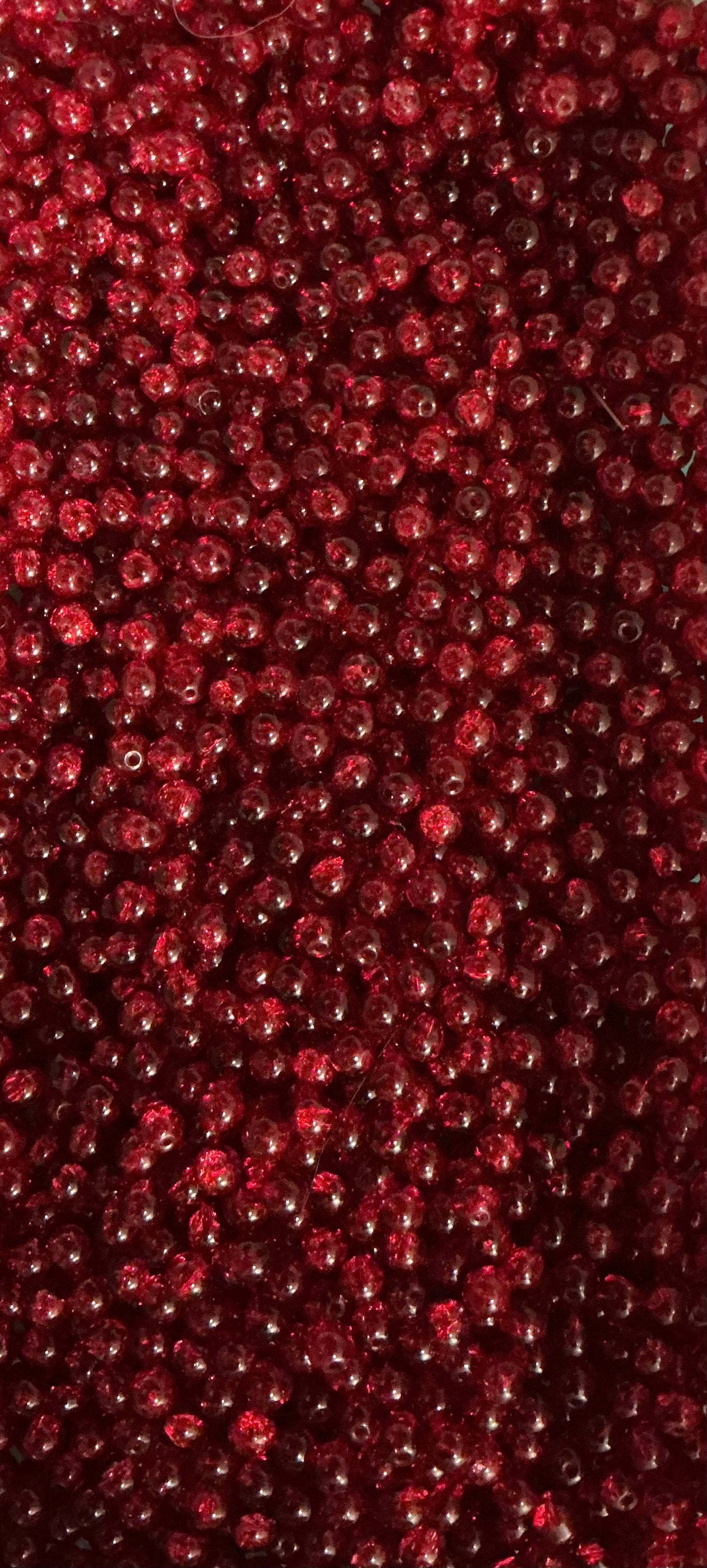 Red crackle (10mm)
