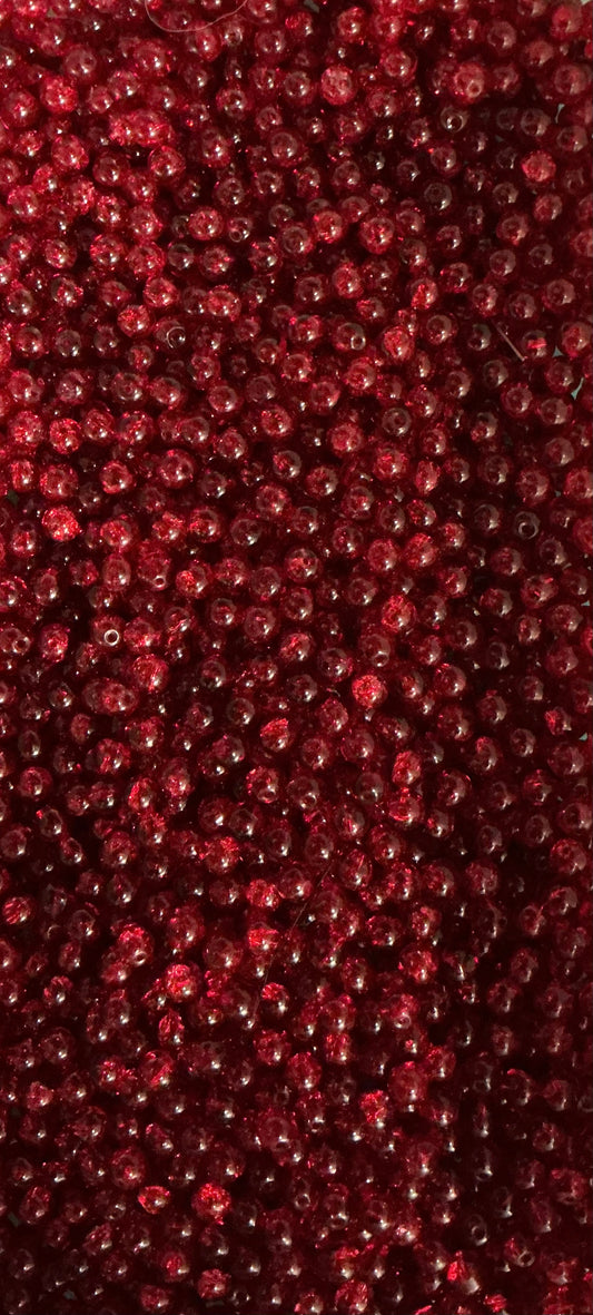 Red crackle (10mm)