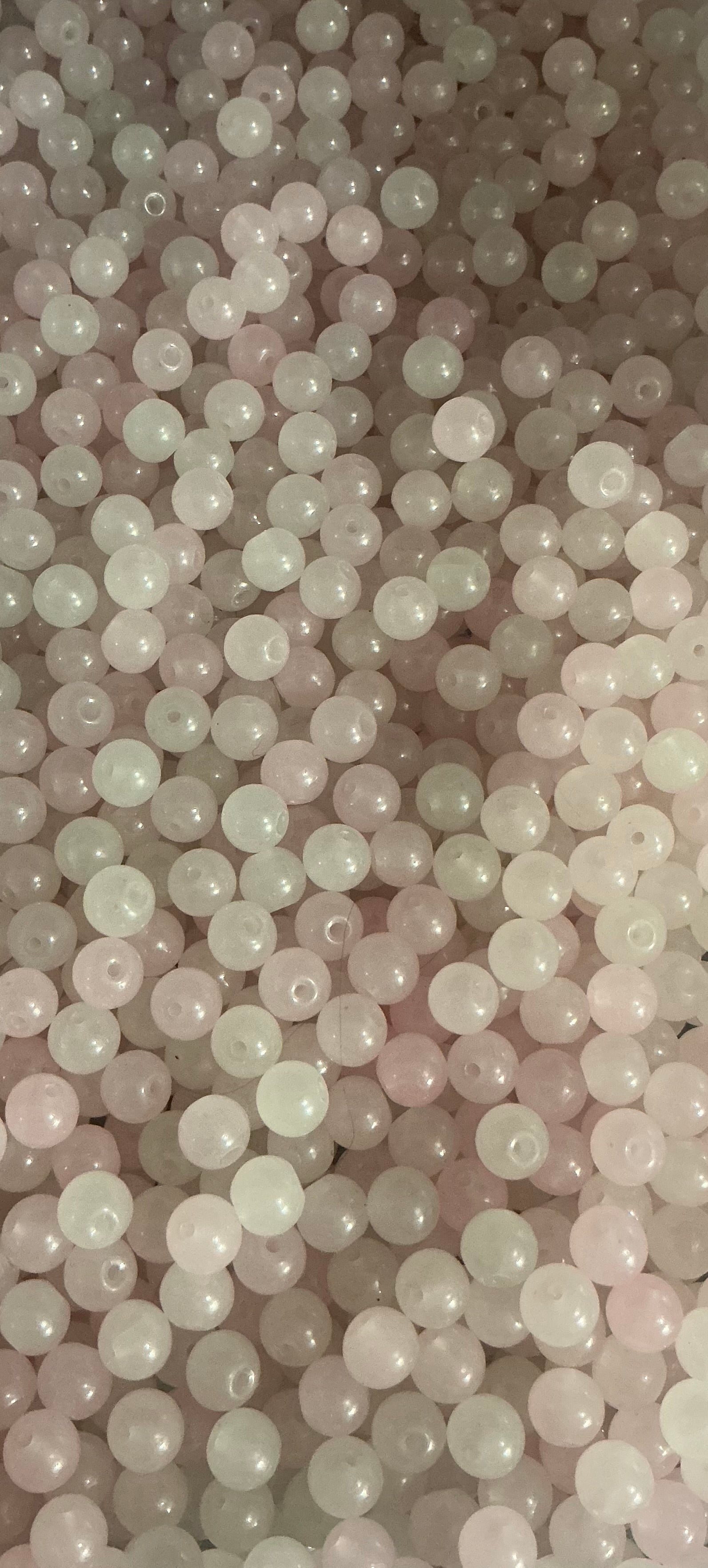 Baby pink and white(10MM)