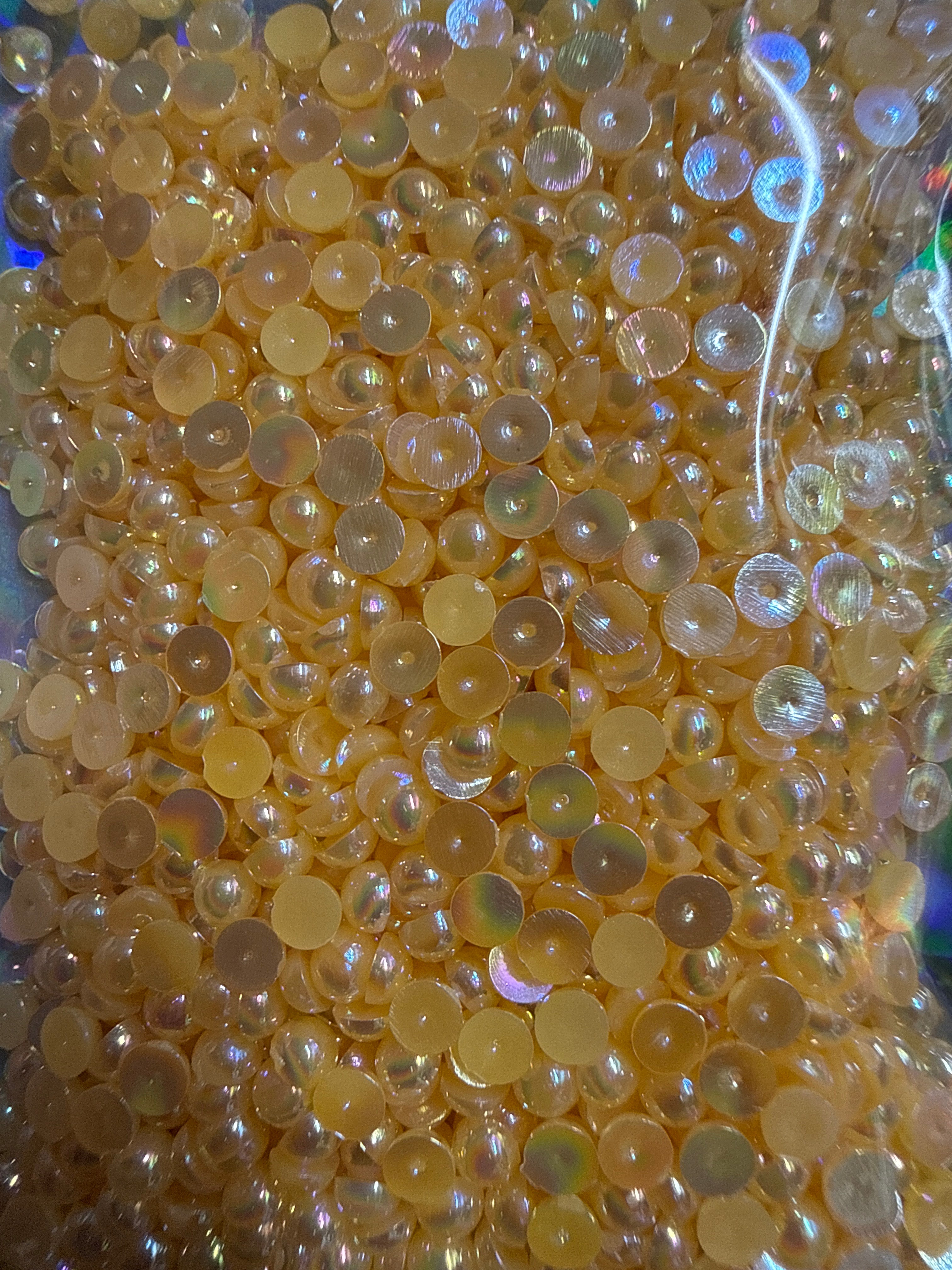 Flatback AB Pearl Rhinestones