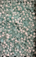 Blue crackle/white (10mm)