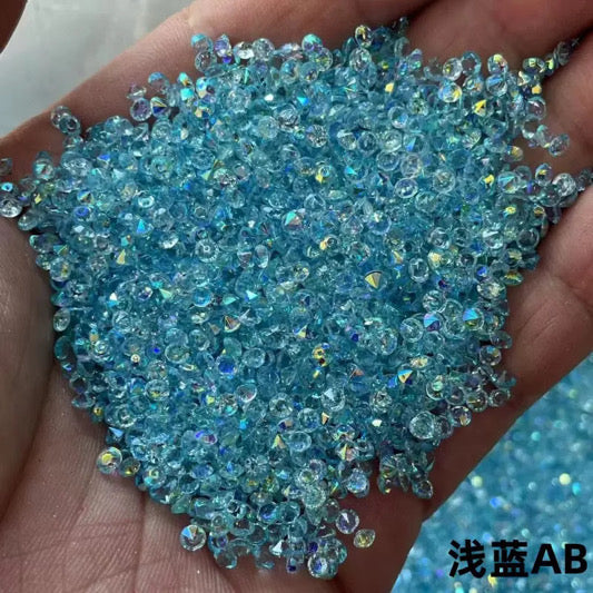 Diamond snowglobe tumbler fillers