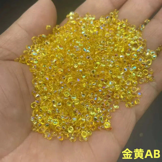 Diamond snowglobe tumbler fillers