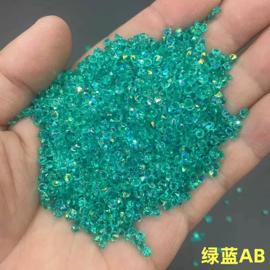 Diamond snowglobe tumbler fillers