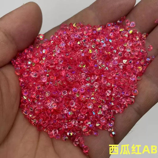 Diamond snowglobe tumbler fillers