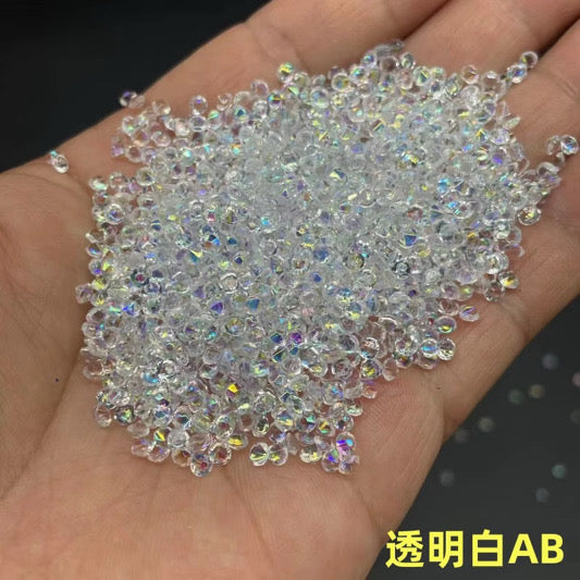 Diamond snowglobe tumbler fillers