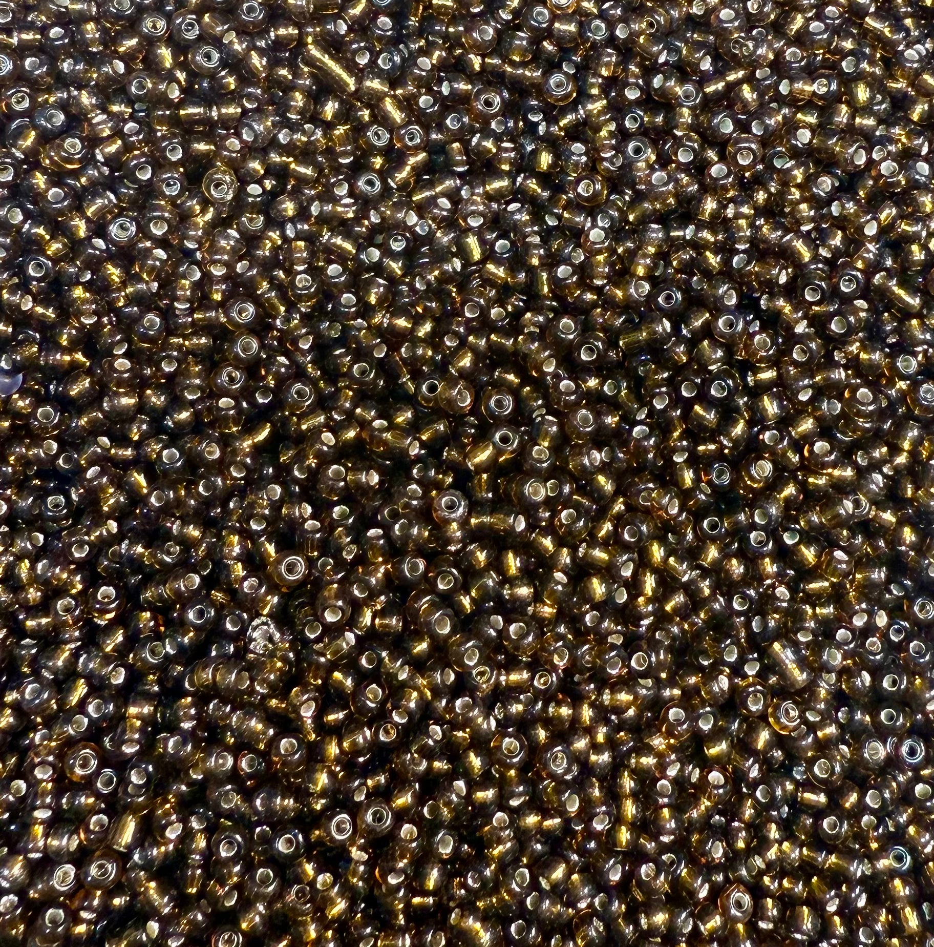 Frosted and Silver Lined Seed Beads