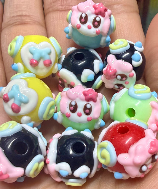 Hand painted beads