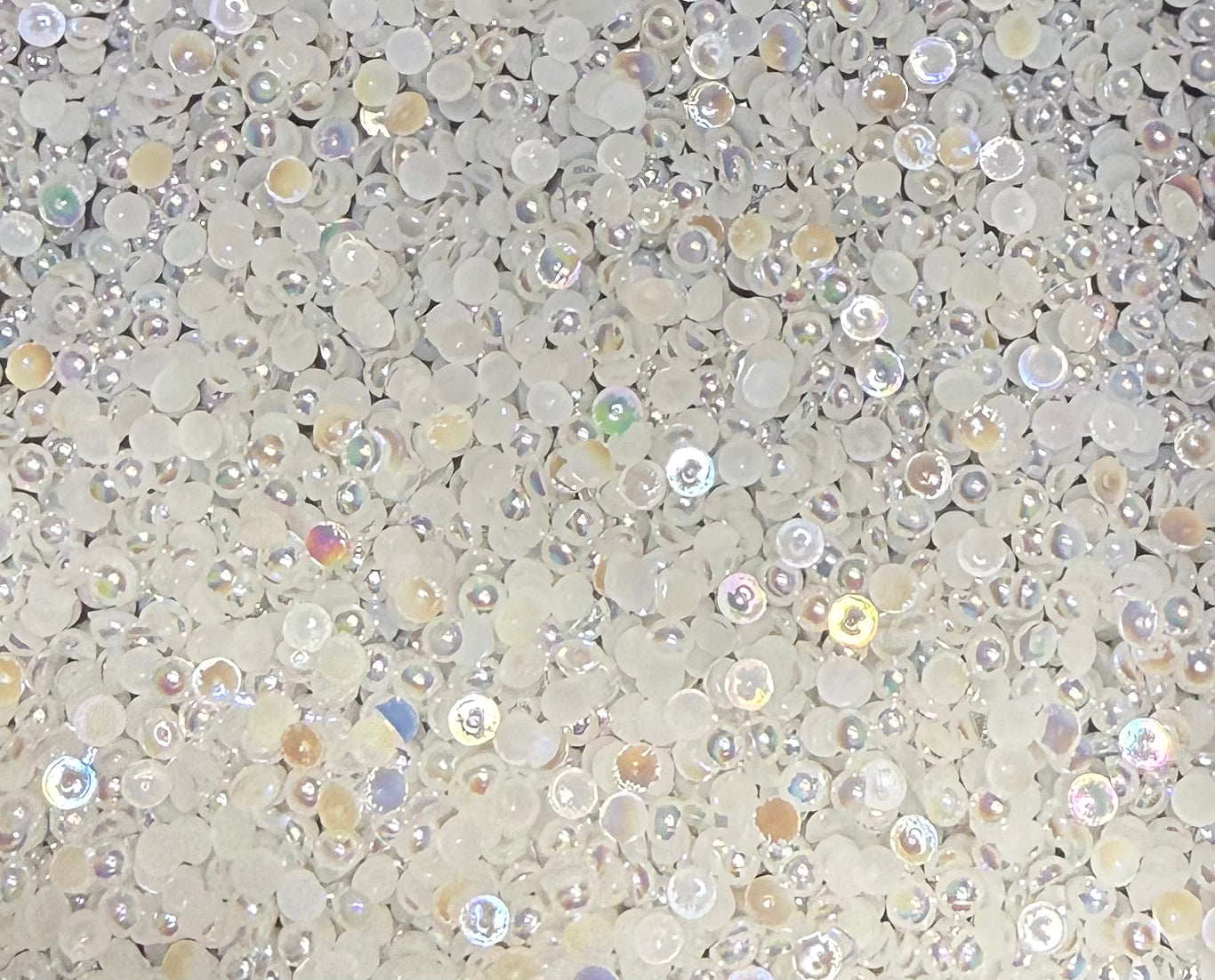 Flatback AB Pearl Rhinestones