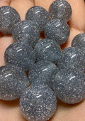 16MM Glitter Acrylics( Silver)