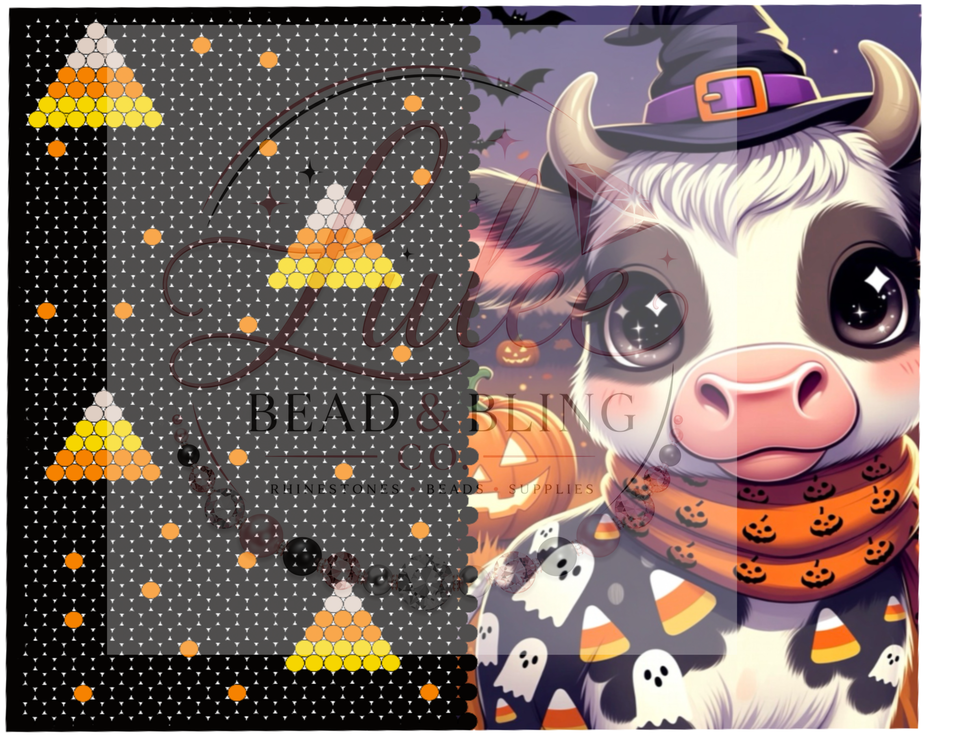 Halloween Cow template