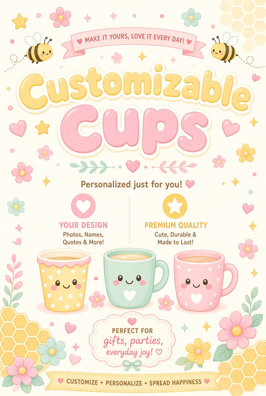 Customizable cups
