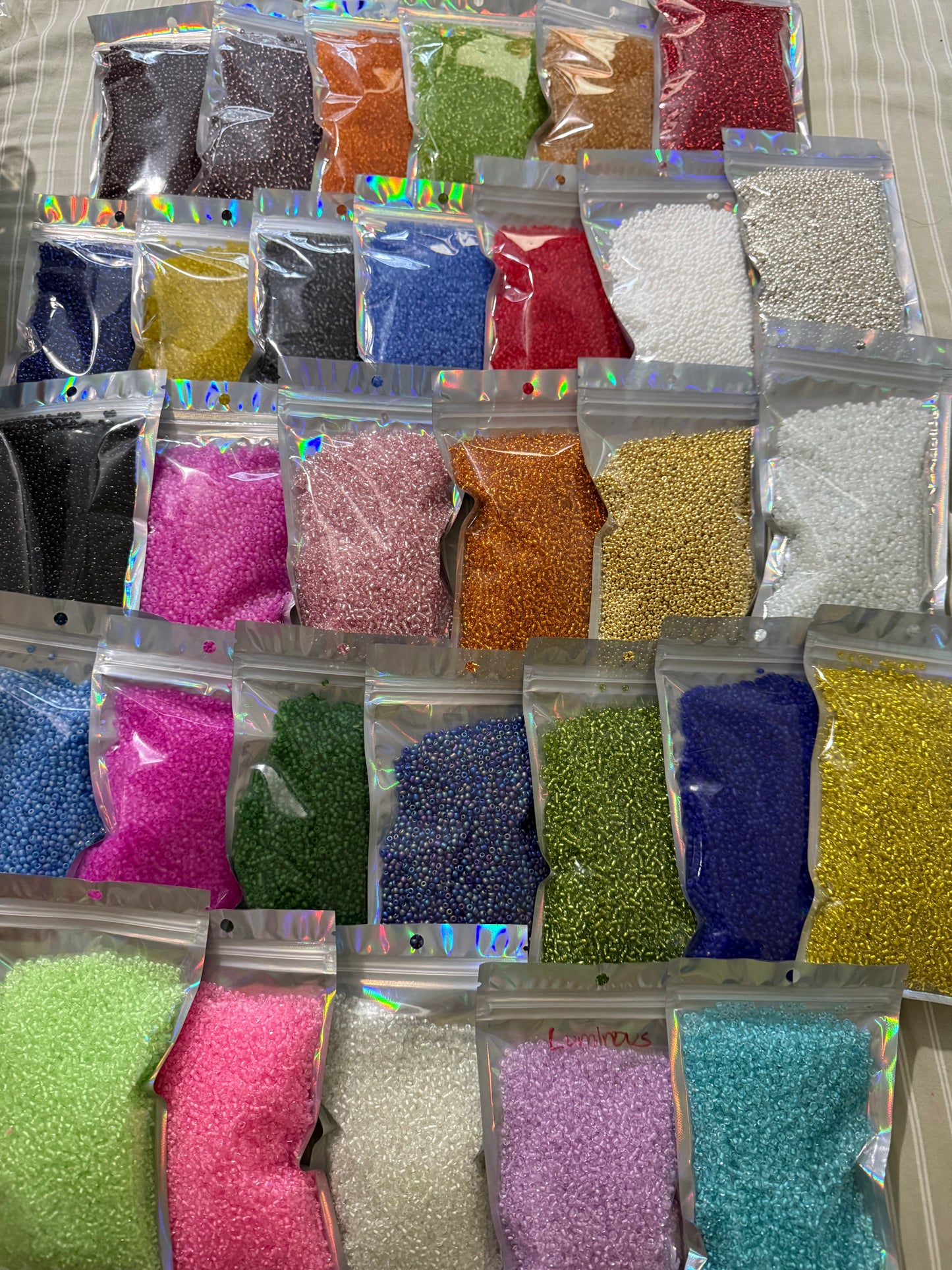 Seed beads/luminous beads(8/0) BULK