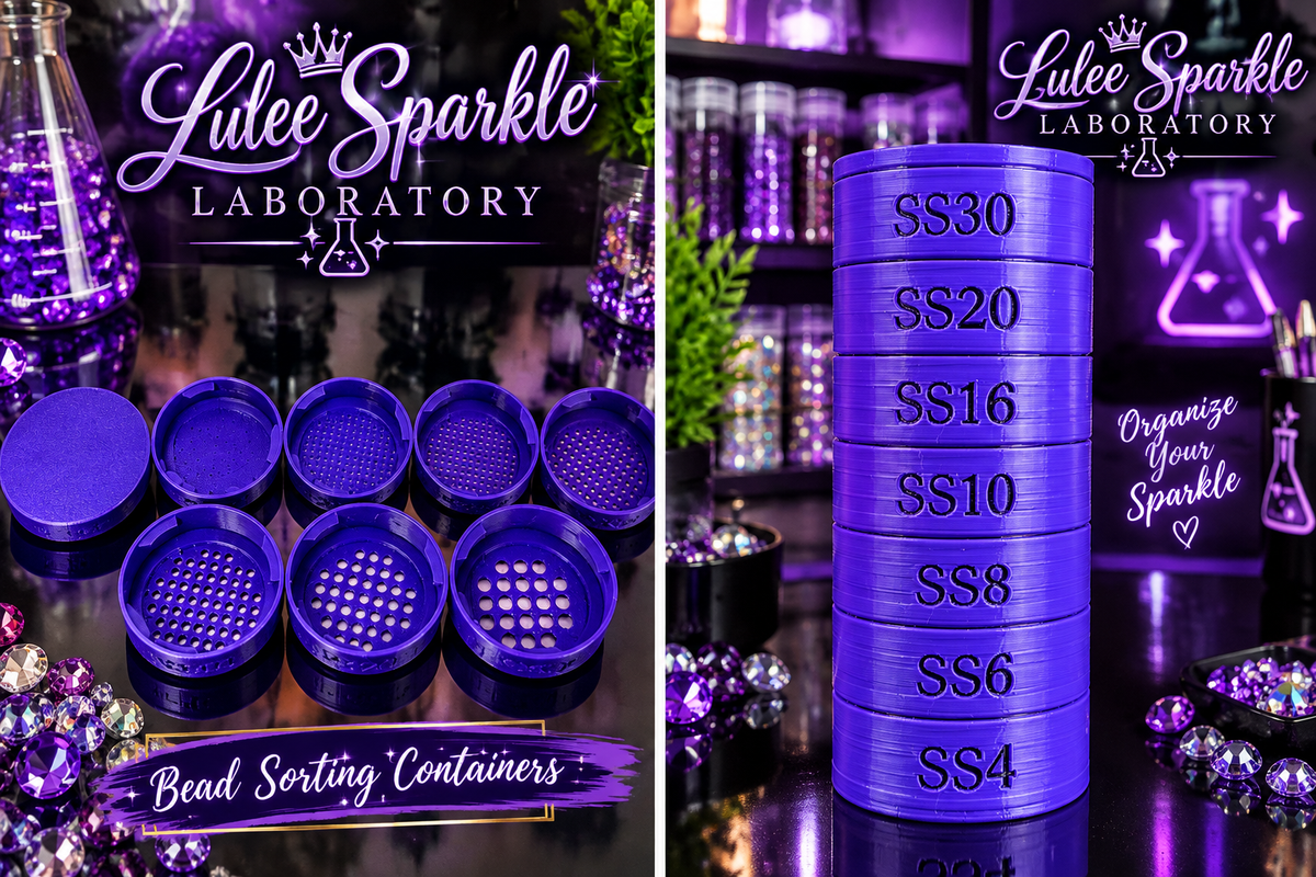 3D printed Rhinestone/Seed Beed Sorter Tower (Pre Order now! Save $5)
